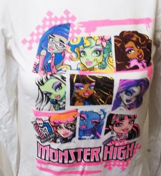 Langarmshirt Gr. 146 von Monster High (4315)